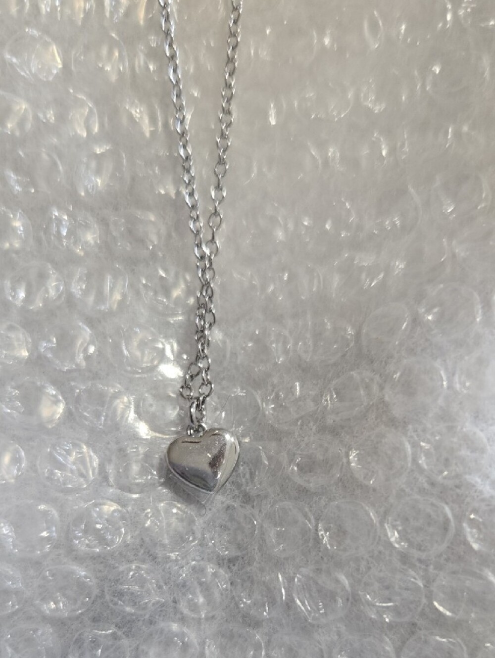 Coach Silver Heart Pendant Necklace - Picture 4 of 5